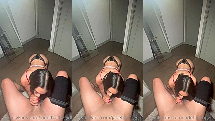 busty american chick sucks kneels and sucks her neighbors cock like a freak till he cums on her face, onlyfans leak