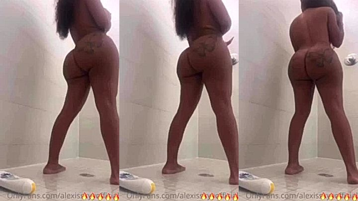 leaked onlyfans booty claps of Alexis sky’s busty ass shake in the shower while i record it for you