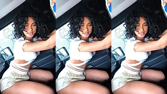 sexy goddess Himynamestee arches back on the car seat and twerks her sexy ass like a slut, onlyfans leak