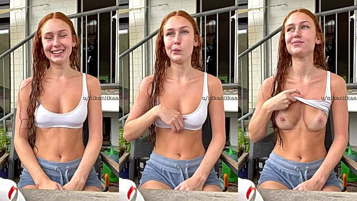 horny irish Nikanikaa loves playing with her tits onlyfans leak