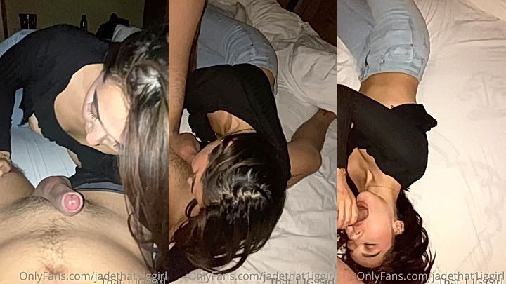 bad girl That1iggirl enjoys huge cock in her mouth like a slut leaked onlyfans porn