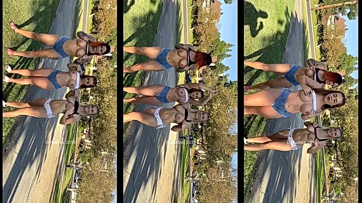 bad girls cant help but jiggle big tits outside onlyfans leak Viking Barbie