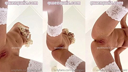 bad girl Gwengwiz spread her wet pussy so close you can feel the wetness onlyfans leak video