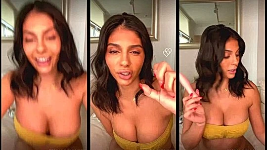 sexy onlyfans tease Amanda Trivizas and takes of her lingerie
