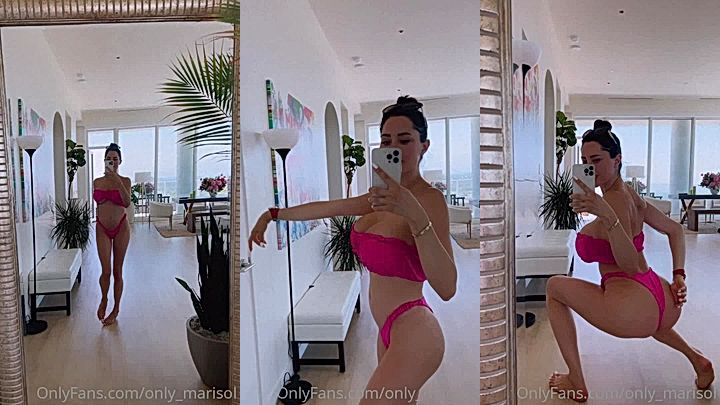 onlyfans model Marisol Yotta pulls her pants aside and show you how wet her pussy is