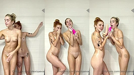 onlyfans hottie Alexisaevans and her best friend having the best time of their lives