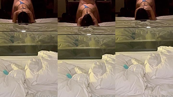 wild girl That1iggirl moans for pleausure in front of the mirror while her sexy ass gets fucked hard, leaked onlyfans