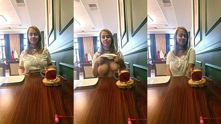 she showed me her big tits during our coffee date, PolaRainbow viral leaked video
