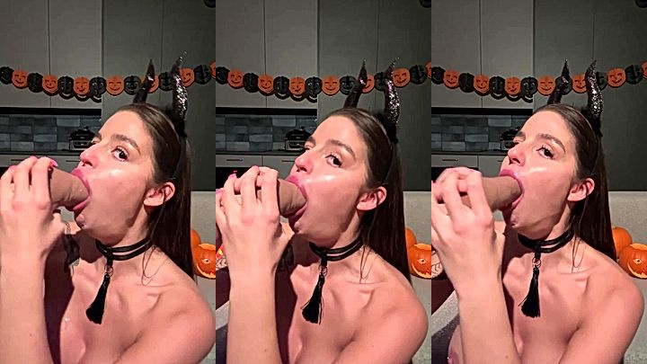 sucked his dick when it is sloppy and hard, Sonya Jess blowjob class