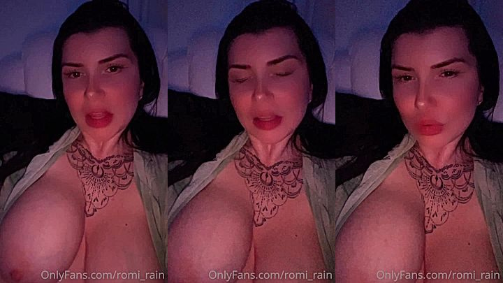 hot naughty hoe Romi Rain show her big perfet boobs