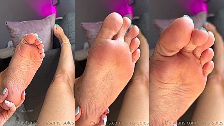 i can’t wait for ypu to lick my feet, Sams soles21 feet fetish video