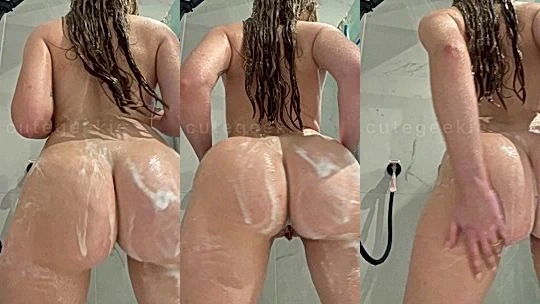 sexy  girl CuteGeekie wet and slippery ass on your face till you cum leaked onlyfans video