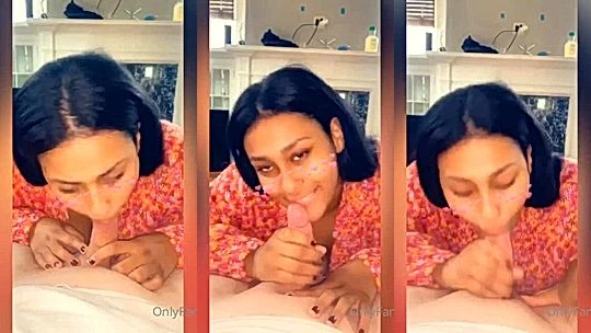 horny girl Jaaden Kyrelle gag on cock till cumshot onlyfans leak porn