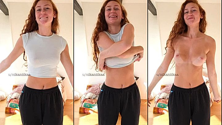 sexy horny irish babe Nikanikaa knows the best time to reomove her clothes for you onlyfans