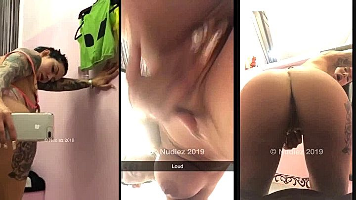 horny bad girl Viking Barbie solo teasing video of her stroking her wet coohie