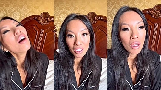 naughty sexy wild babe Asa Akira solo tease play