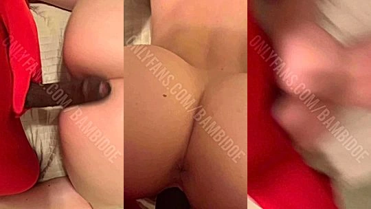 wild queen Bambi Doe pounded from behind until her ass turn red onlyfans leak sex