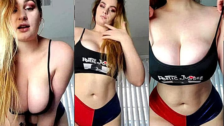 naughty american doll Abigaiil Morris takes off her bra and plays with her sexy nipples in front of the cam, leaked onlyfans