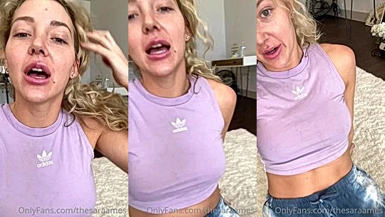 wild american onlyfans model Sara Ames lift up her dress and shows her tits