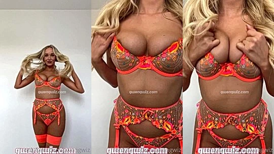 stunning babe Gwengwiz lingerie try on with bouncing tits leaked onlyfans video