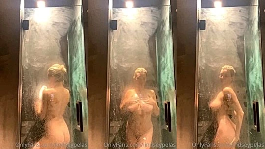 nasty girl Lindsey Pelas full body tease naked in bathroom onlyfans leak video