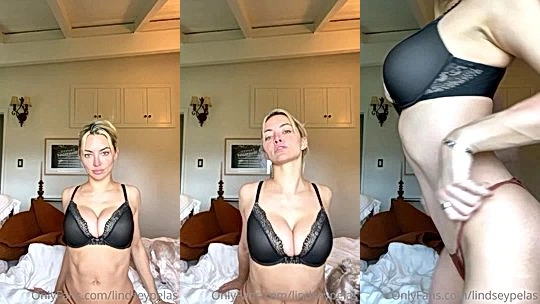 stunning bitch Lindsey Pelas undress and tease her sexy body on cam onlyfans leak video