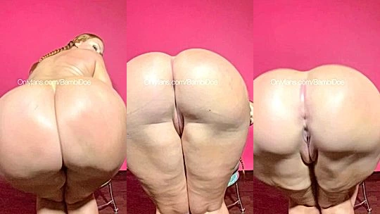 big booty babe Bambi Doe spread her big ass on your face onlyfans leak video