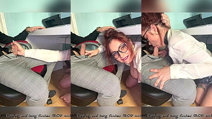 sexy assistant yourlilangelmia sucking her boss cock and gets fucked sextape
