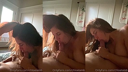bad girl Chloe Lamb take down huge cock down her throat onlyfans leak porn