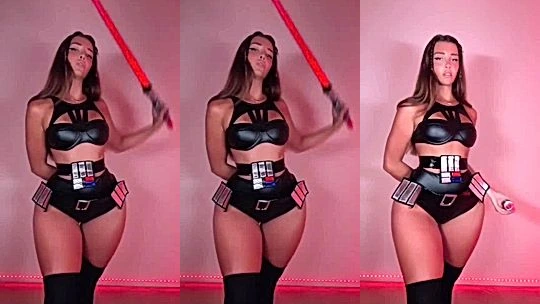 naughty onlyfans model Sunnyrayxo takes of her cloth and shows her tits in lingerie