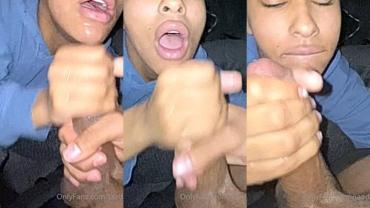 nasty  bitch Jaaden Kyrelle suck cock till cumshot onlyfans leak porn