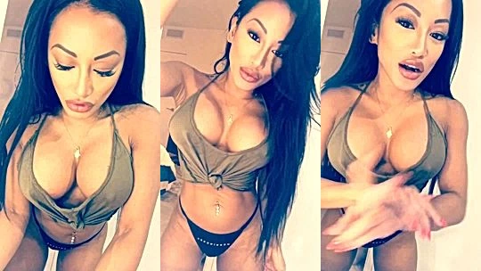 busty girl CJ Miles loves your eyes on her tits onlyfans leak video