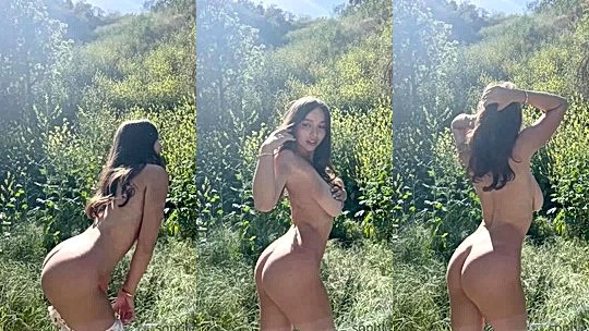 naughty girl Sophie Mudd loves to flaunt her sexy naked body in the sun while outdoors, leaked onlyfans