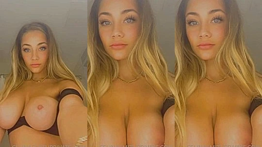 big titted babe Celina Smith wants your whole attention on her big tits leaked onlyfans video