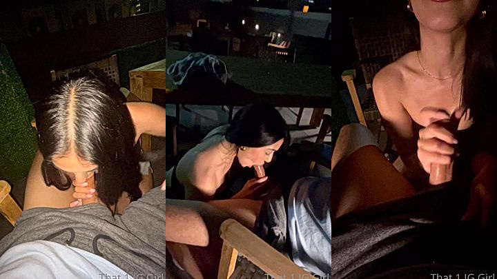 late night bj leaked onlyfans model That1iggirl gives sloppy bj before sleepover leaked onlyfans