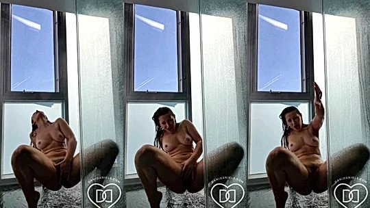 huge ass slut Dani Daniels standy by the window naked