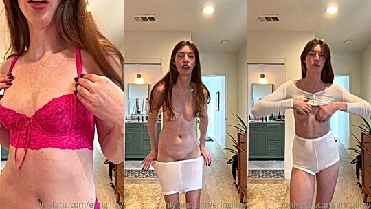 hot girl get s naked and tries new lingerie, wghwre she slwly stimulta ehr nipples, leaked video