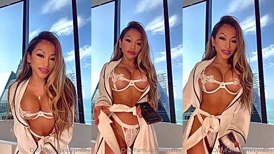 stunning bitch CJ Miles loves your eyes on her tits leaked onlyfans video