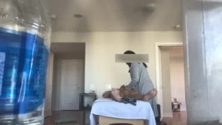horny client gropped his massage therapist while she gives him a handjob Sinfuldeeds onlyfans onlyfans leak