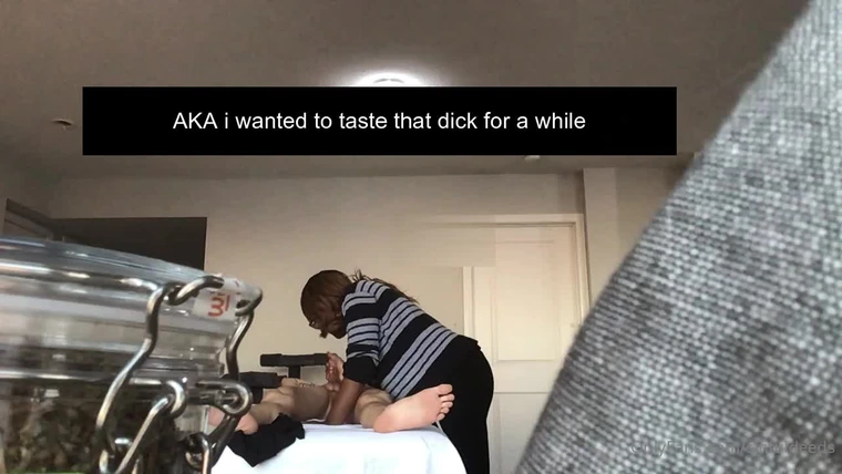horny curvy massage therapist Sinfuldeeds always wanted to suck his huge cock
