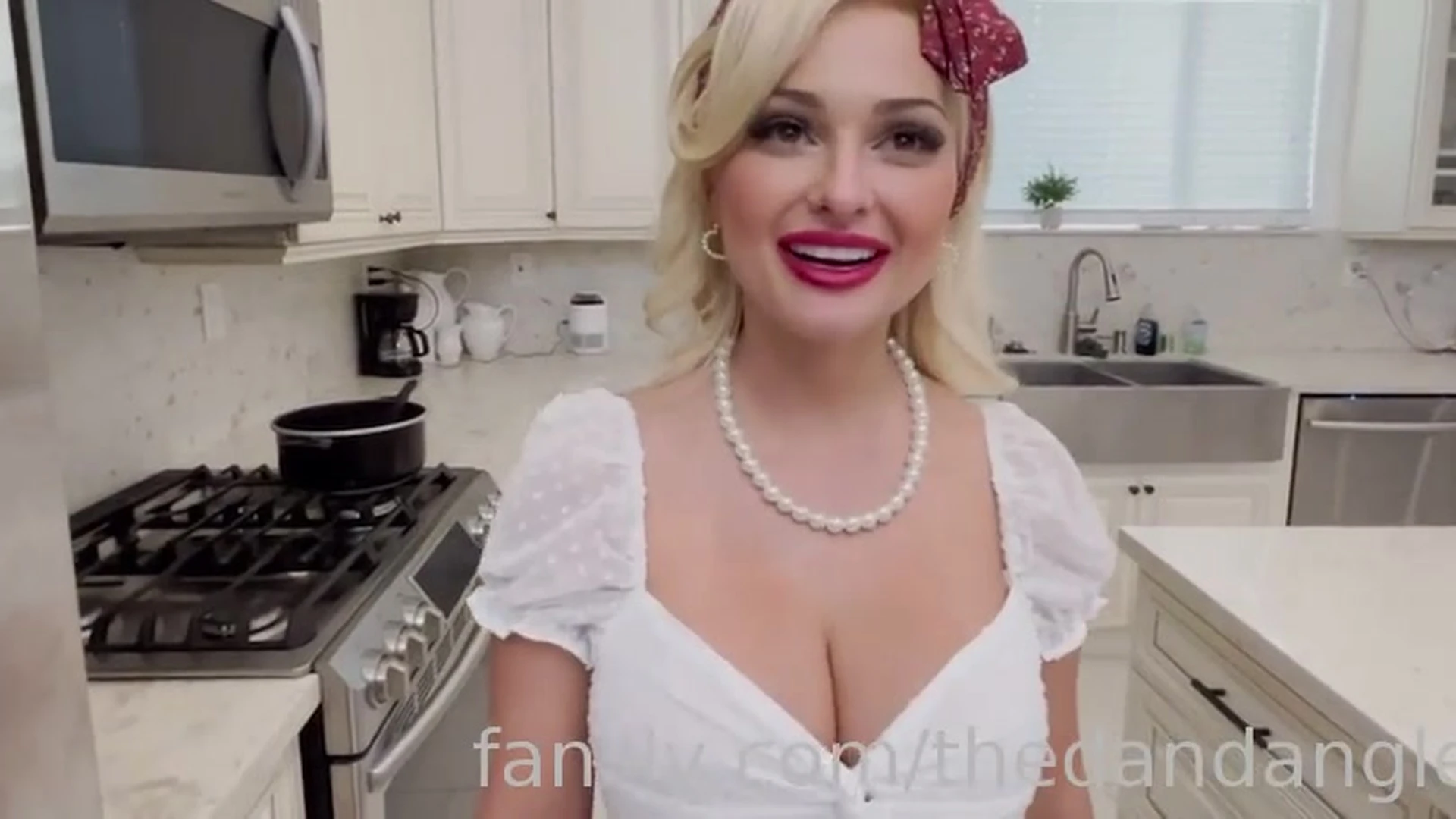Thedandangler having a naughty time in her white dress leaked onlyfans