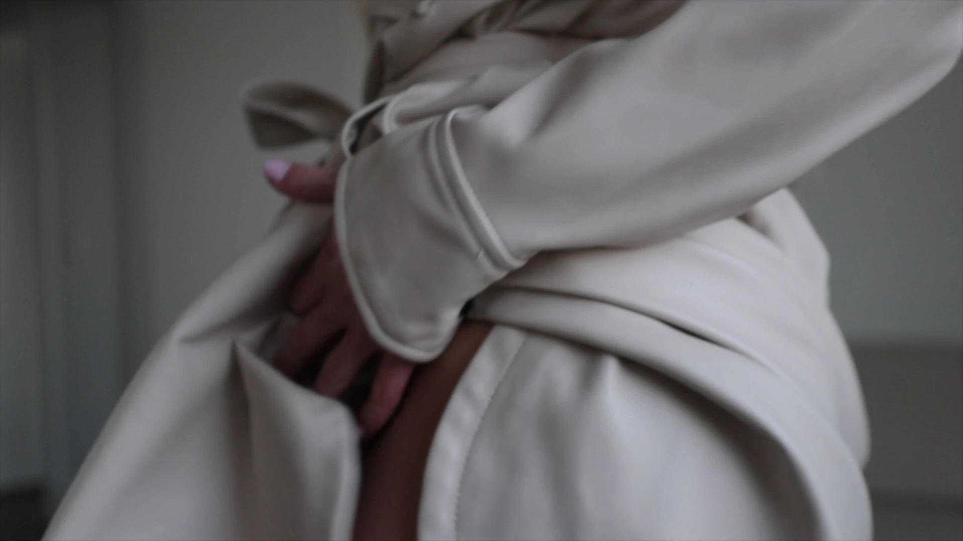 Caroline Zalog could not stop touching herself