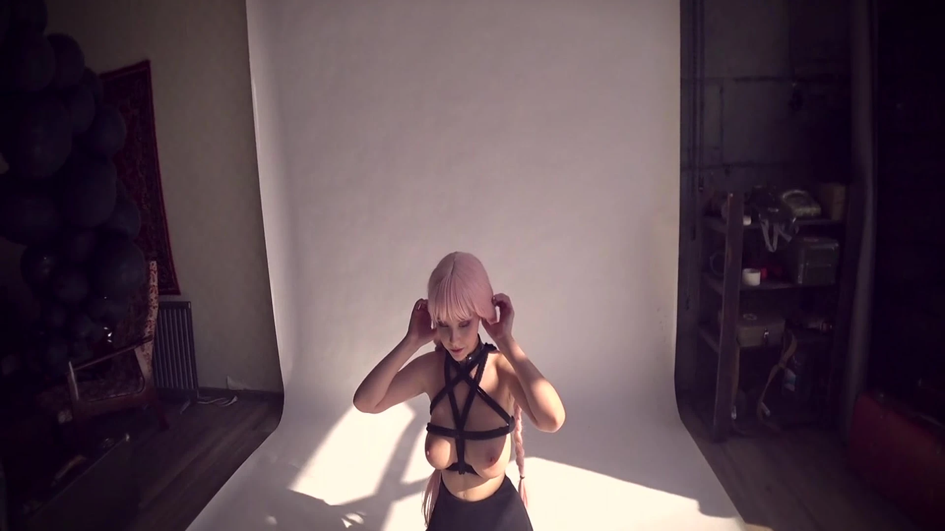sexy chick Helly Valentine in her amazing lingerie shiws off her amazing body leaked video