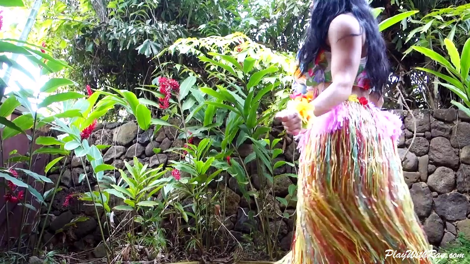 sexy onlyfans model Aspen Rae slow strip in the jungle, watch my body unfold