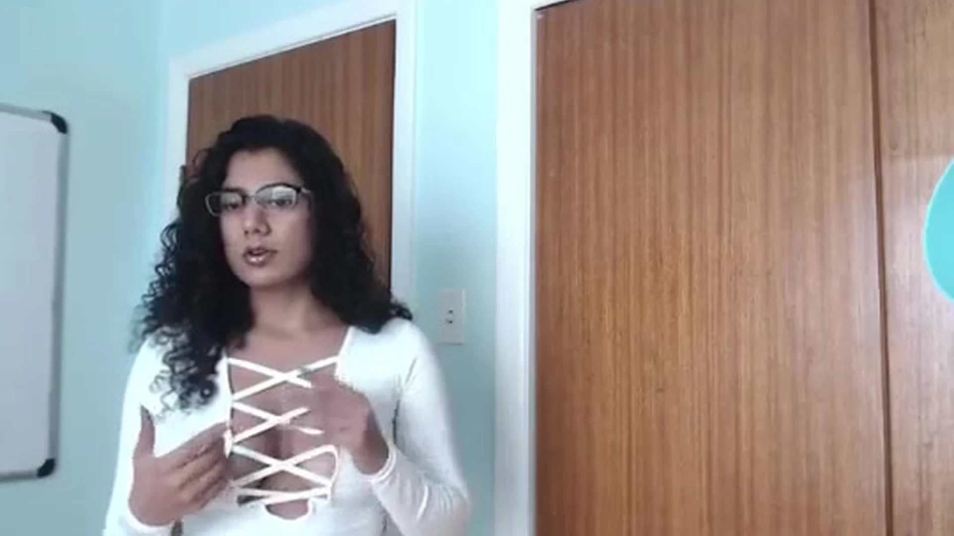 Indialove takes off her dress