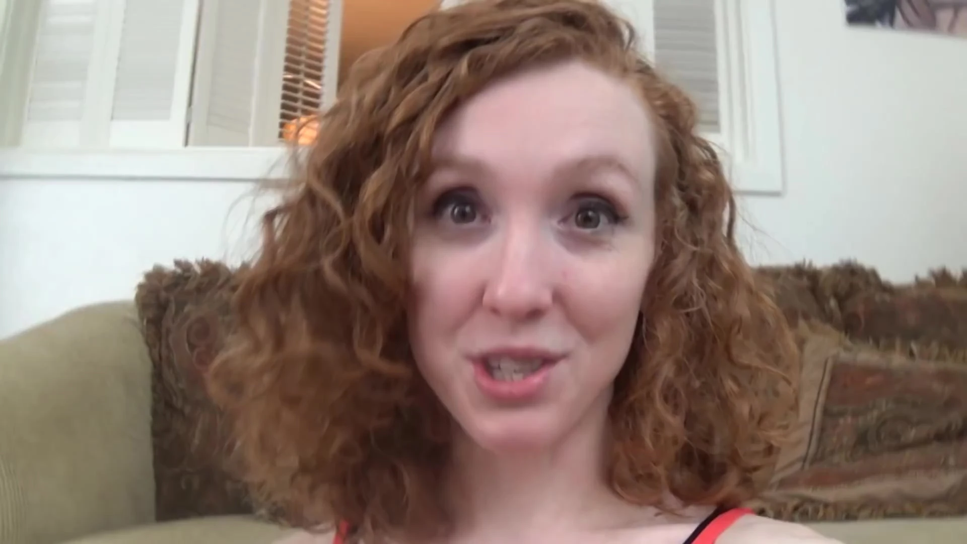 naughty red hair onlyfans model Fullmetalifrit shakes her big booty and talks dirty