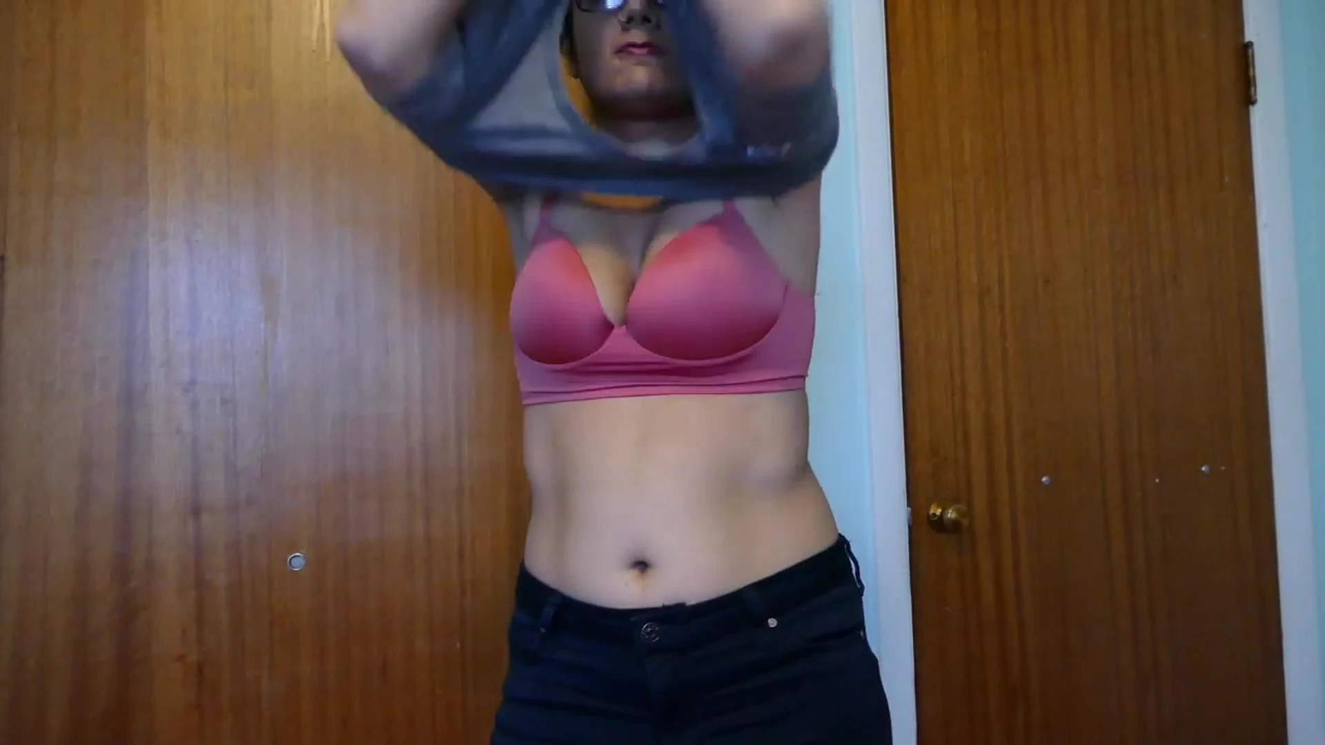 Indialove takes off her dress just to reveal her boobs