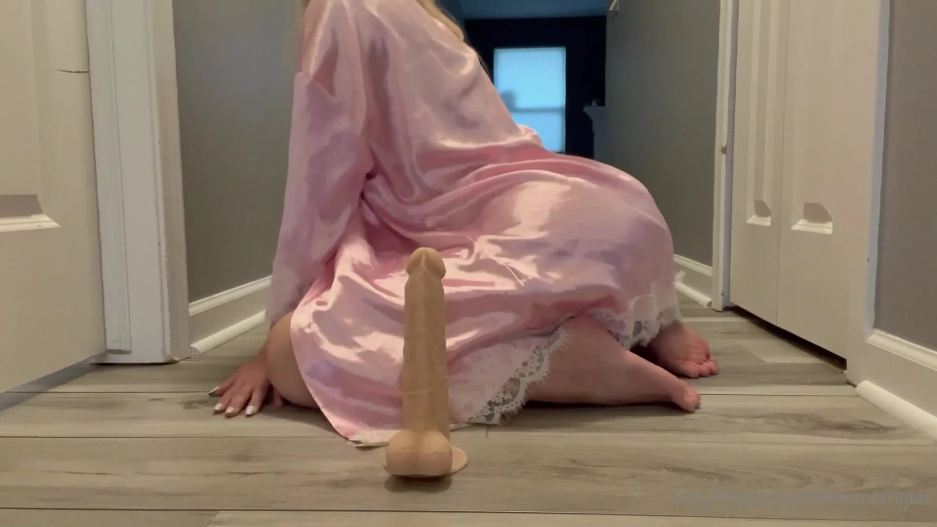 Thedandangler slowly undresses and fucks a big white dildo onlyfans leak