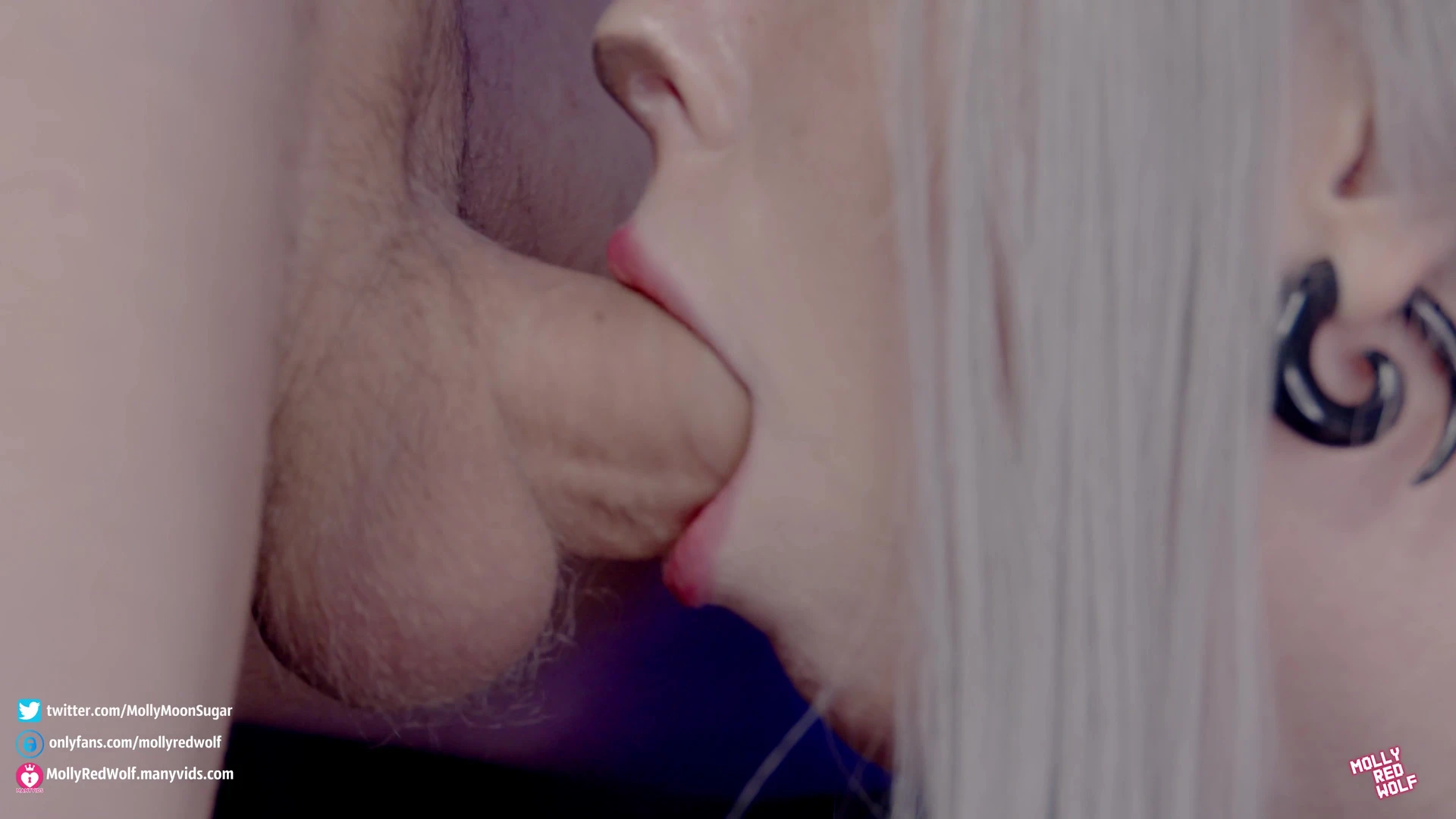 sey hot cunt MollyRedWolf sucked huge big cock hard in this video
