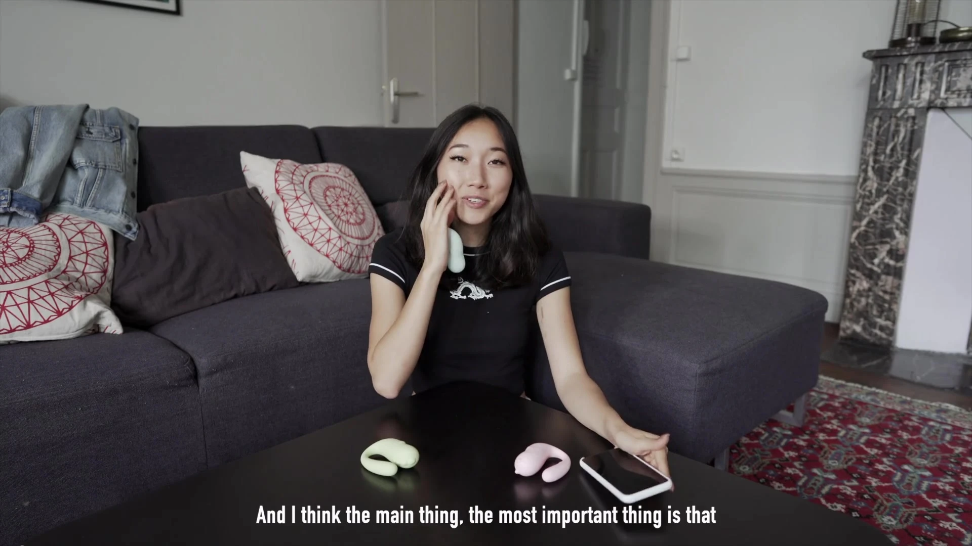 horny asian Luna Okko take it deep no mercy after caught masturbating